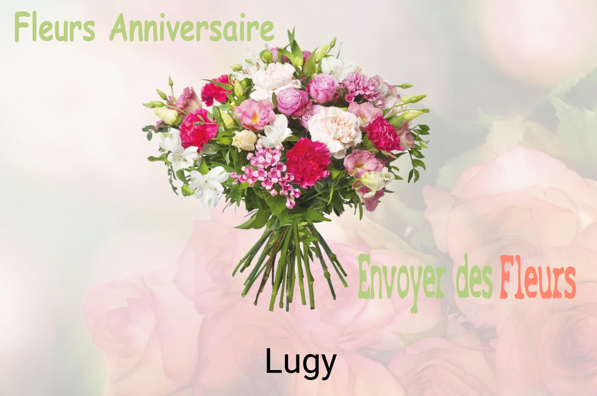 Bouquet de fleurs d’anniversaire livré à Lugy