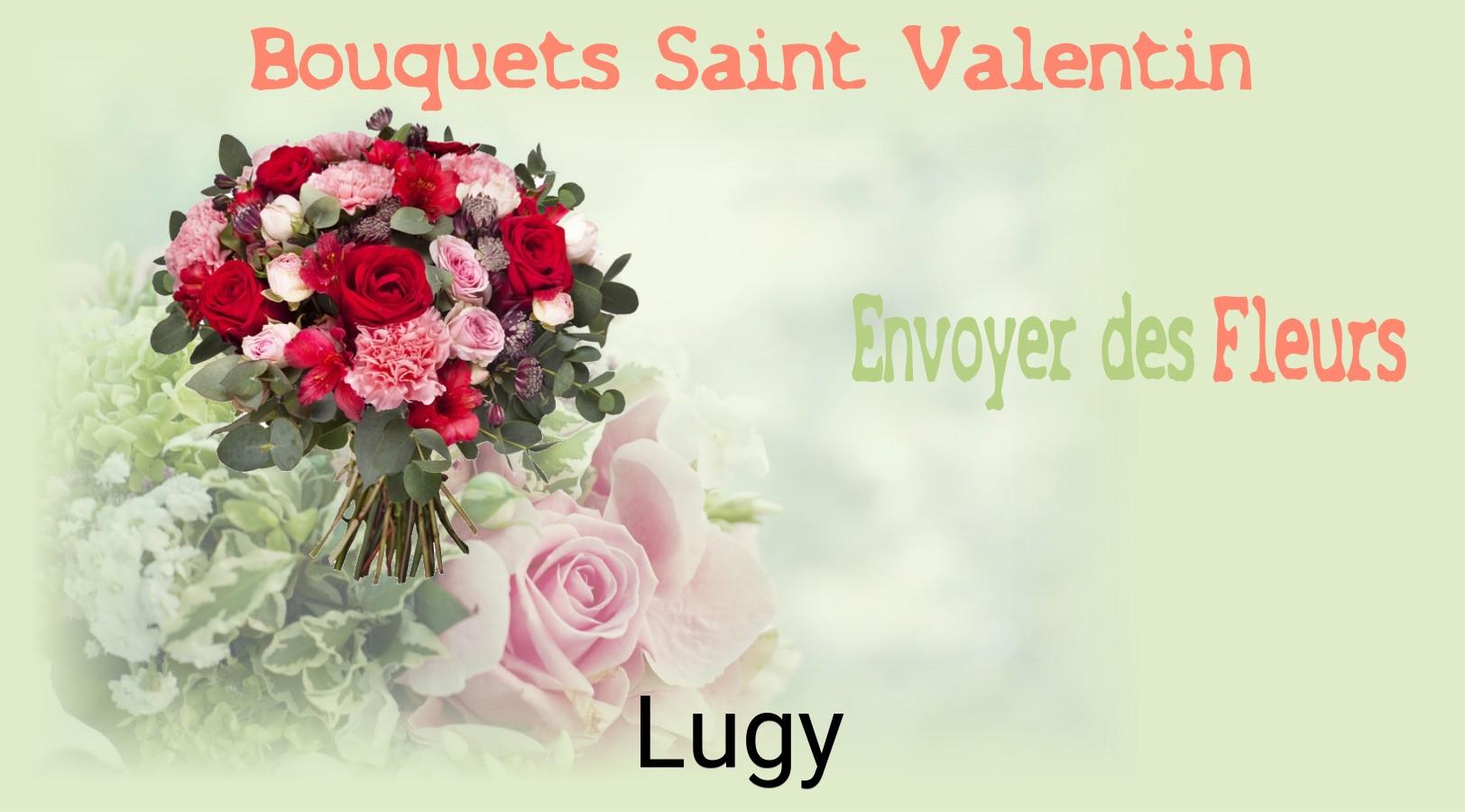 Roses de Saint-Valentin livrées à Lugy